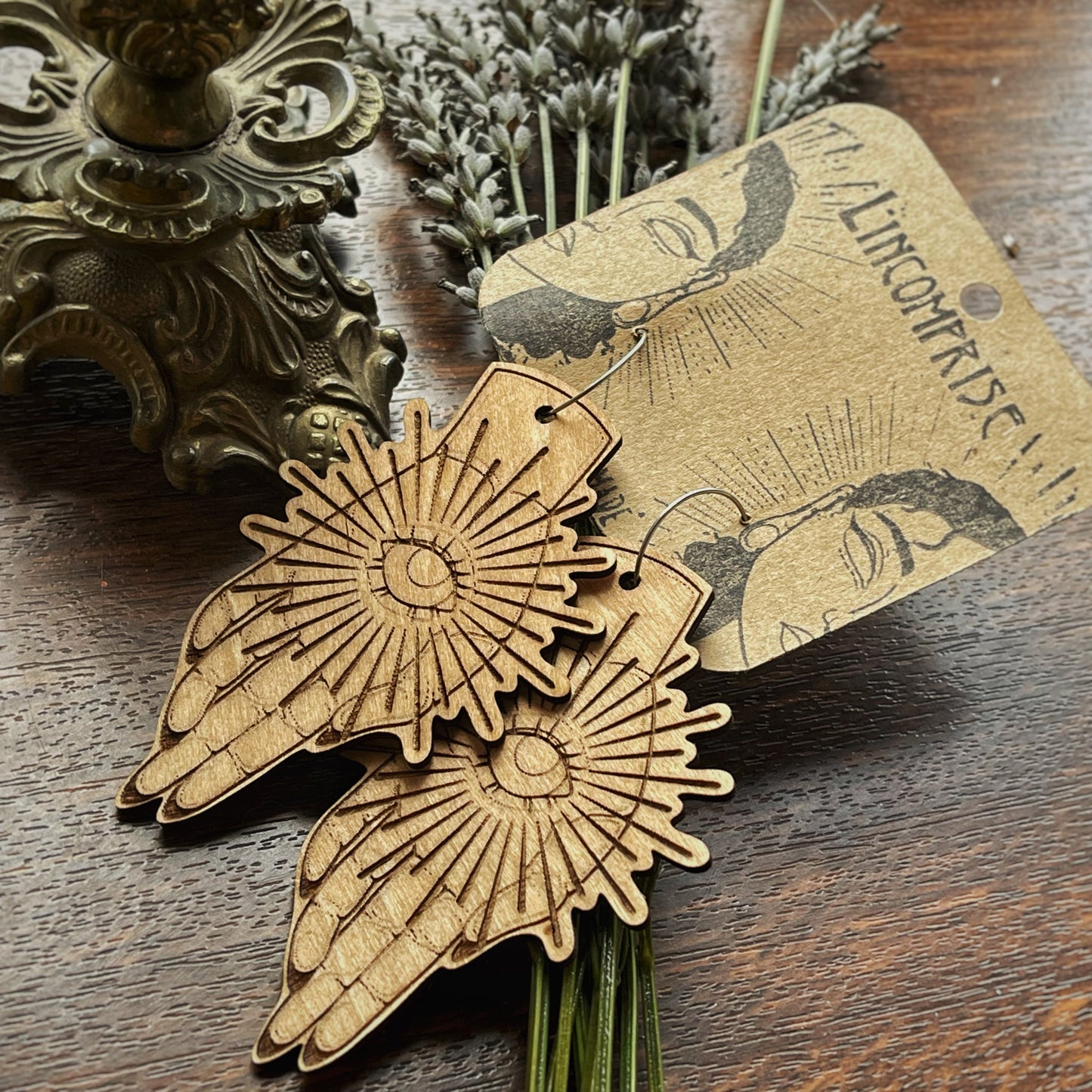 Boucles d’oreilles pendantes - Mains rayonnantes