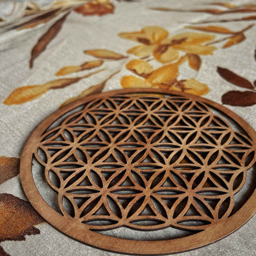 Fleur de vie en bois