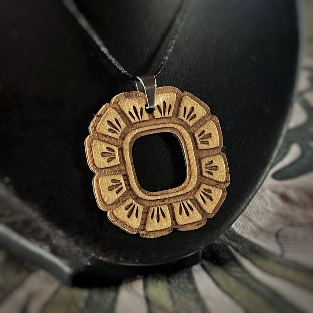 Pendentif - Soleil fleuri