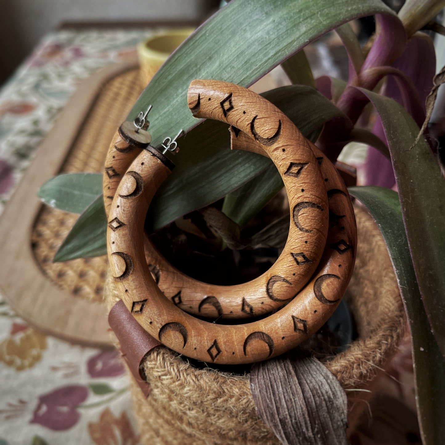 Boucles d’oreilles créoles - Lunes