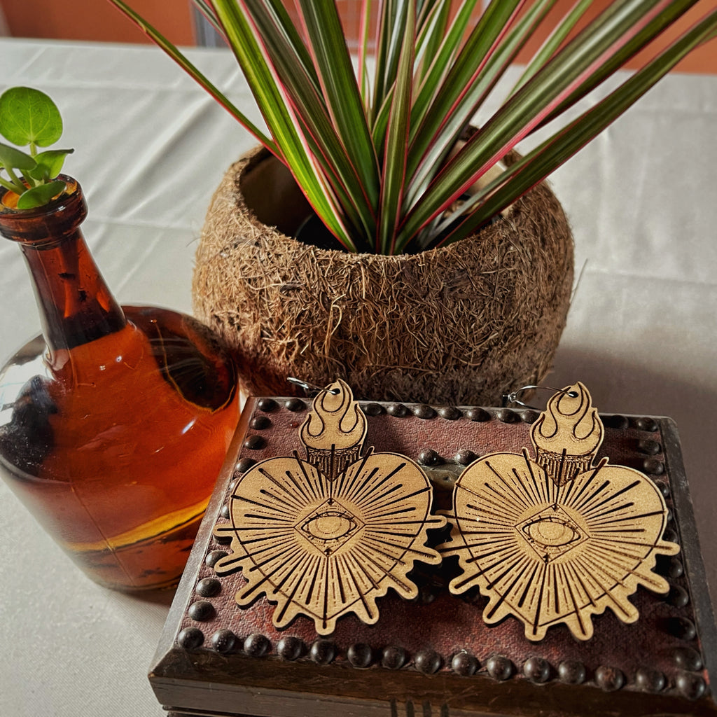 Boucles d’oreilles pendantes - Ex-voto 