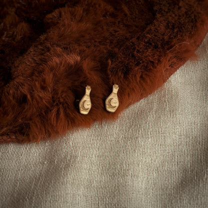 Boucles d’oreilles puces -  Fioles lunes 