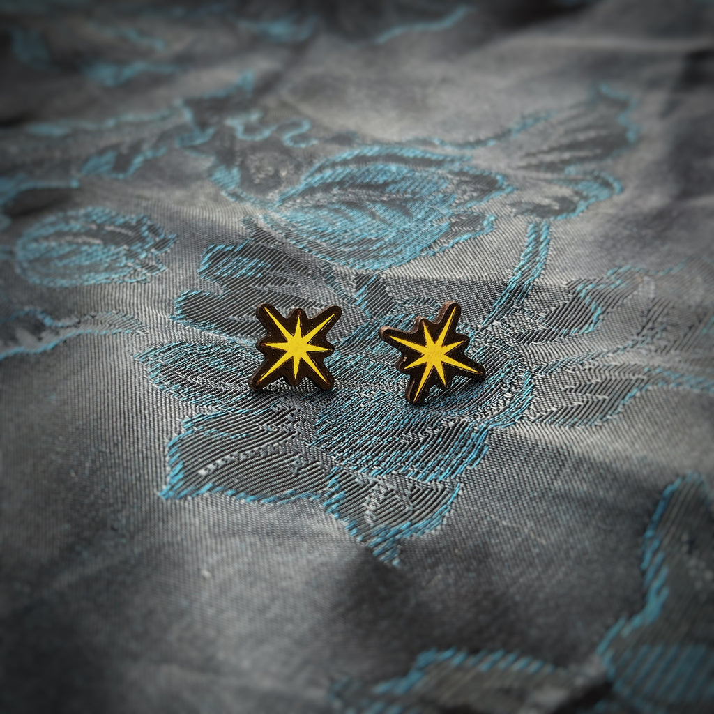 Boucles d’oreilles puces - Étoiles