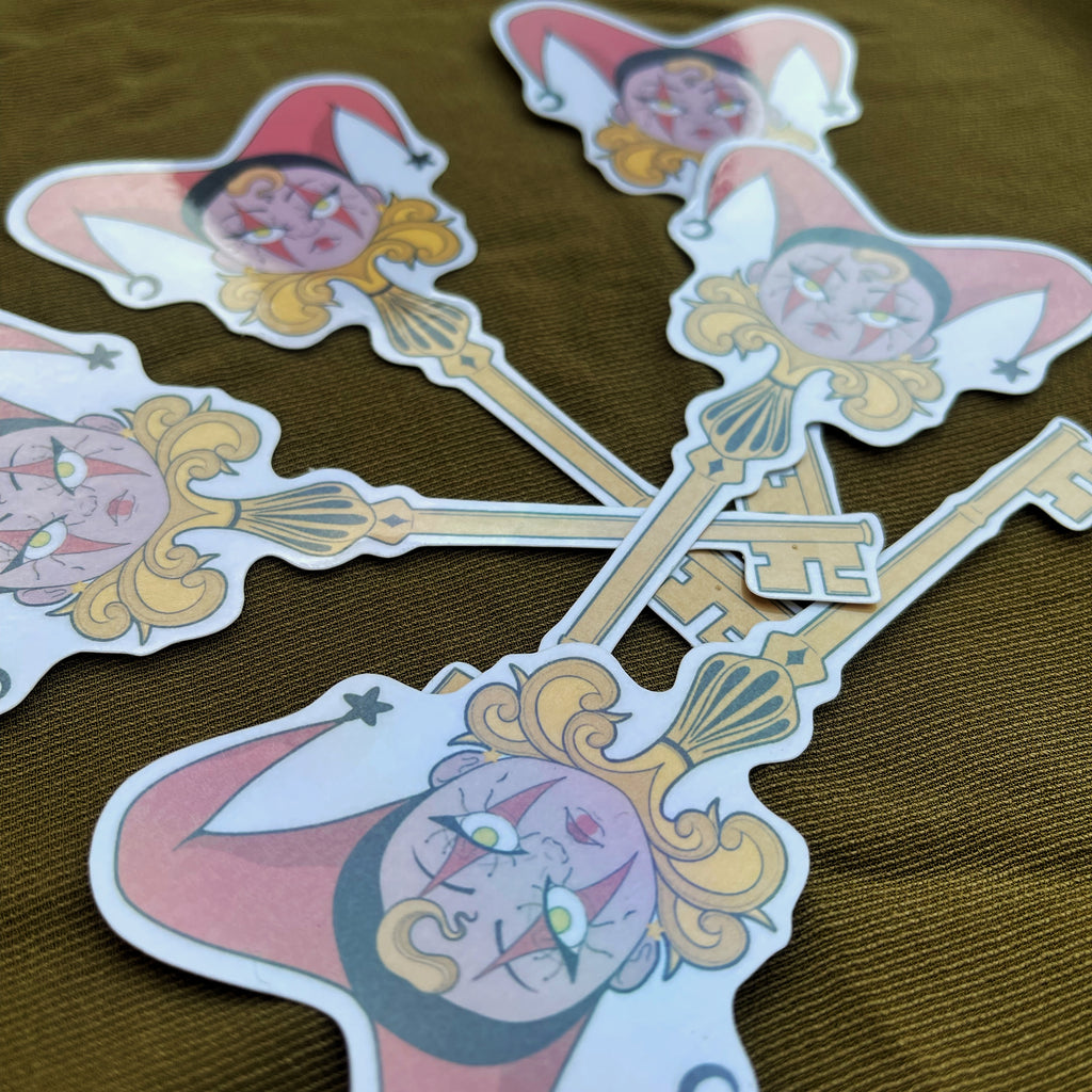 Stickers - Clé arlequin