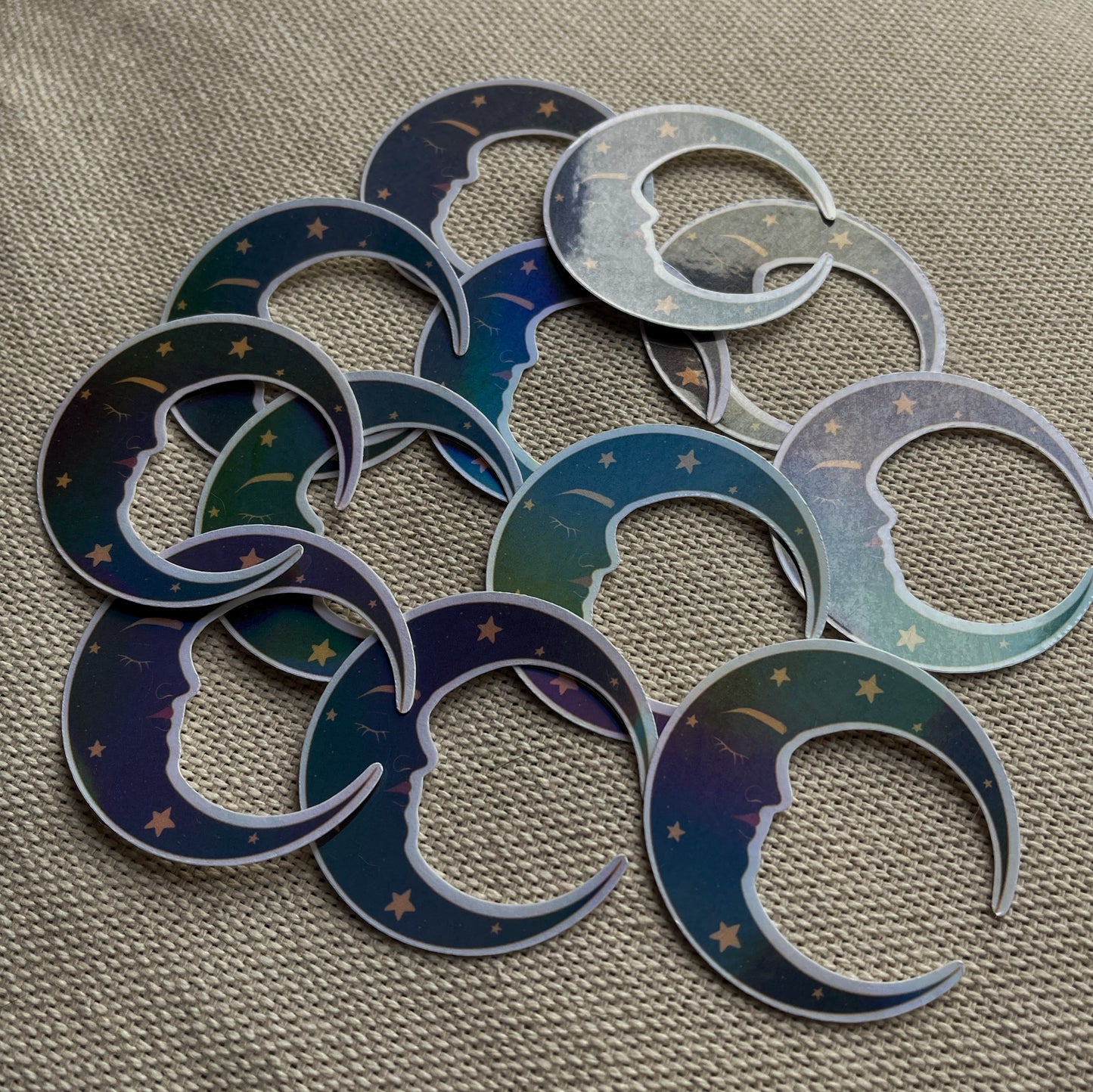 Stickers - Lune holographique