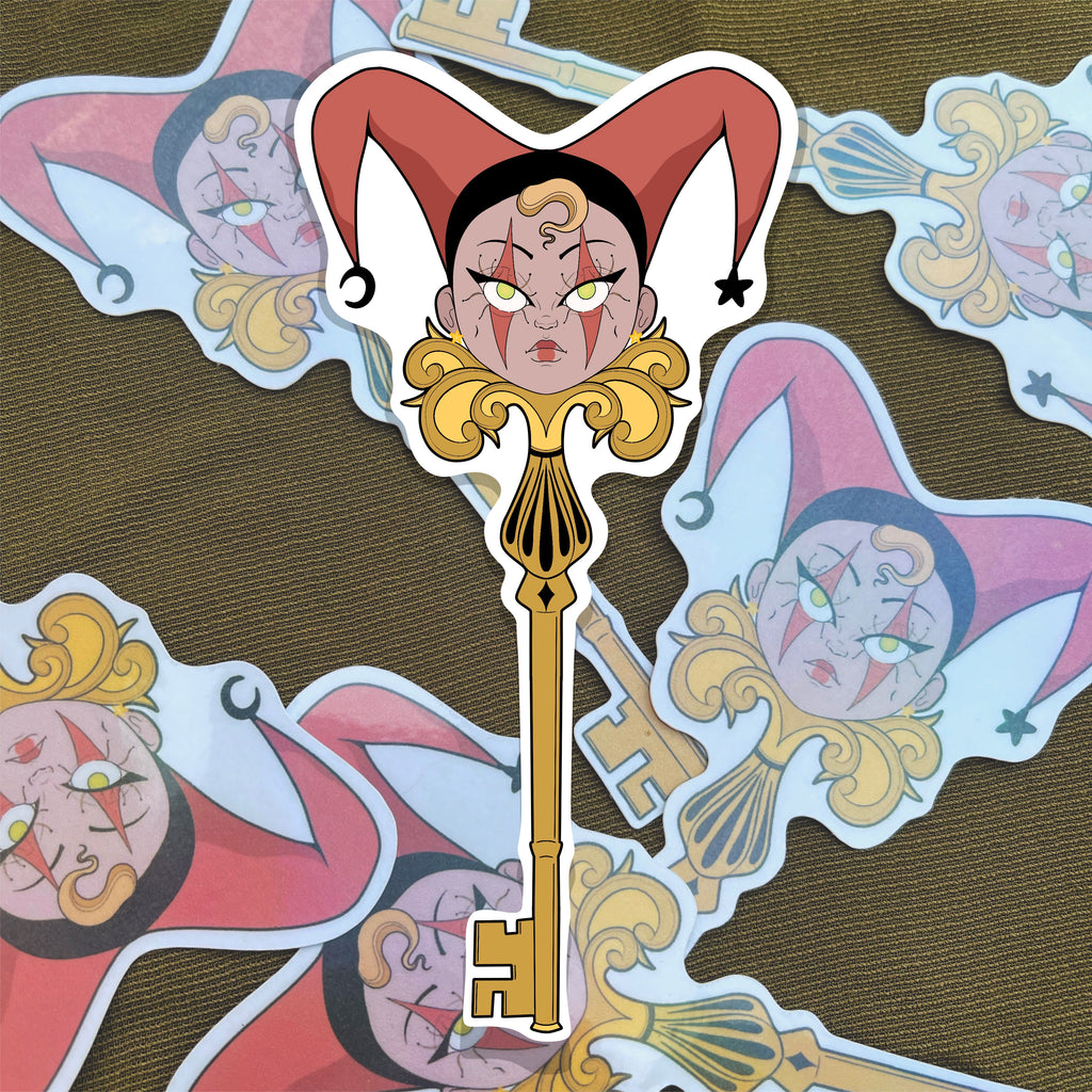 Stickers - Clé arlequin